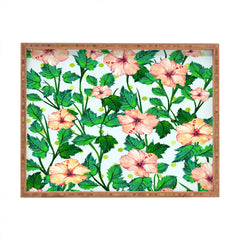 83 Oranges Blush Blossom Rectangular Tray