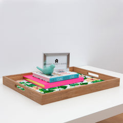 83 Oranges Blush Blossom Rectangular Tray