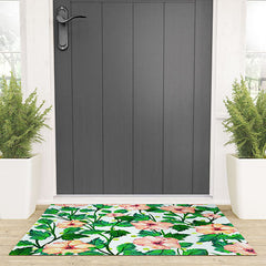 83 Oranges Blush Blossom Welcome Mat