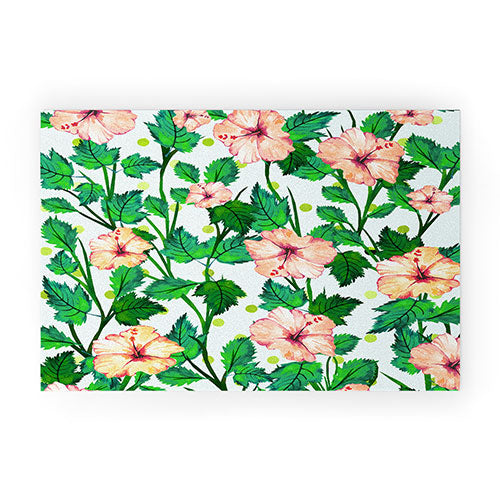 83 Oranges Blush Blossom Welcome Mat