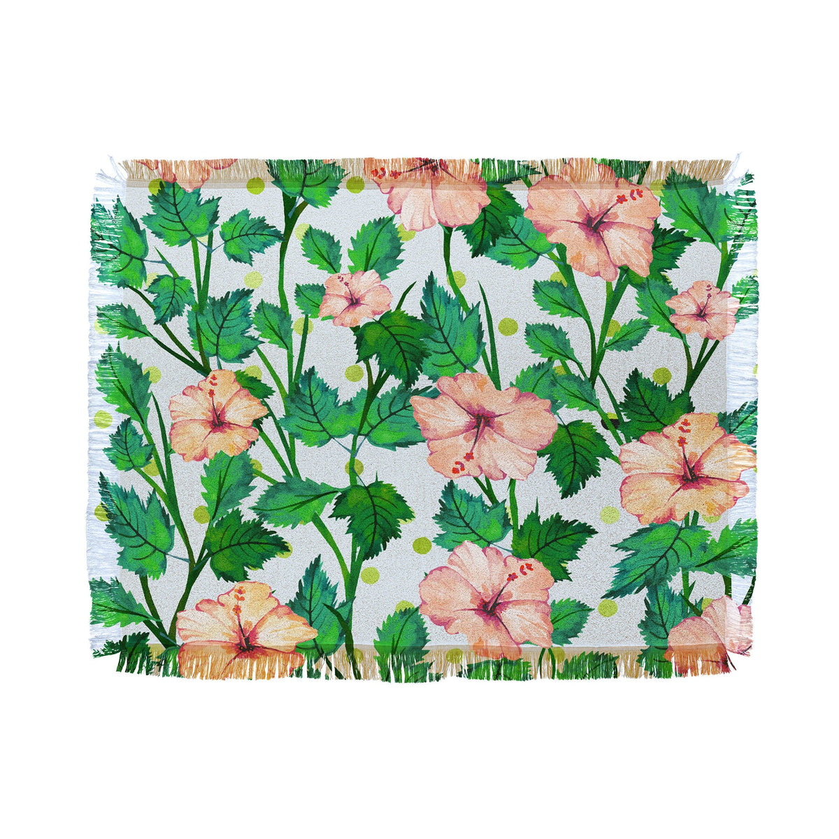 83 Oranges Blush Blossom Throw Blanket