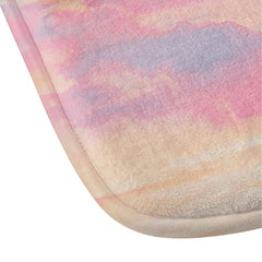83 Oranges Blush Clouds Memory Foam Bath Mat