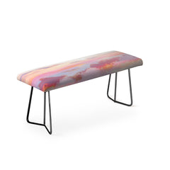 83 Oranges Blush Clouds Bench
