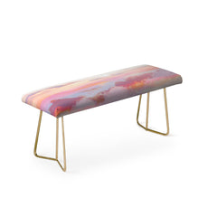 83 Oranges Blush Clouds Bench