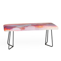 83 Oranges Blush Clouds Bench