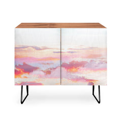 83 Oranges Blush Clouds Credenza