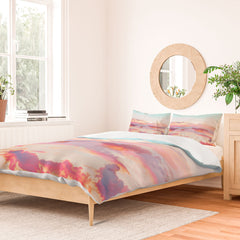 83 Oranges Blush Clouds Duvet Cover