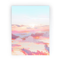83 Oranges Blush Clouds Mini Art Print