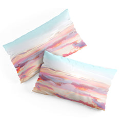 83 Oranges Blush Clouds Pillow Shams