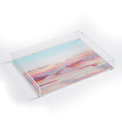 83 Oranges Blush Clouds Acrylic Tray