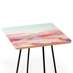 83 Oranges Blush Clouds Side Table