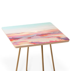 83 Oranges Blush Clouds Side Table