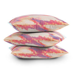 83 Oranges Blush Clouds Throw Pillow