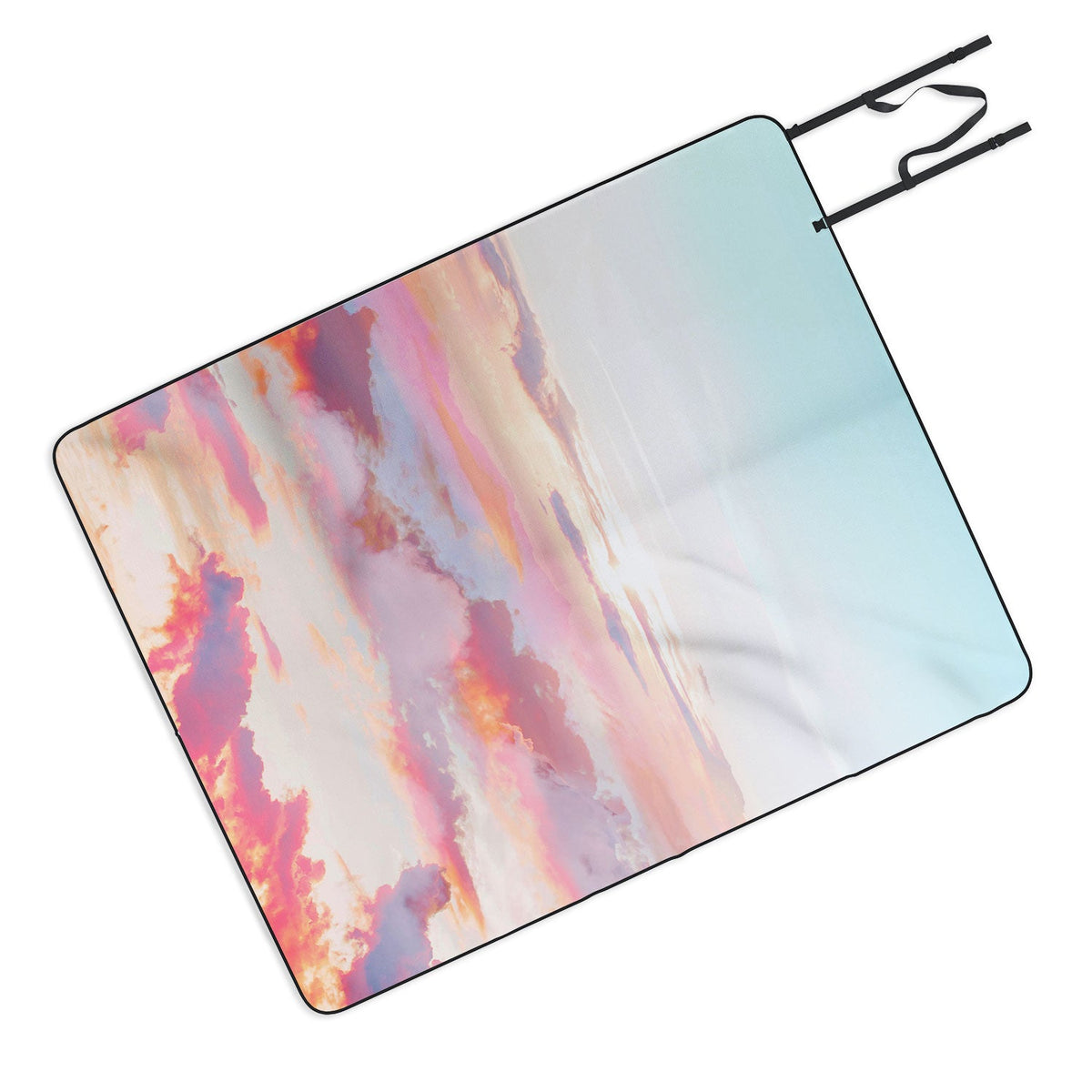 83 Oranges Blush Clouds Picnic Blanket