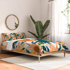 83 Oranges Blush Sunflowers Comforter