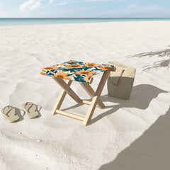 83 Oranges Blush Sunflowers Folding Stool