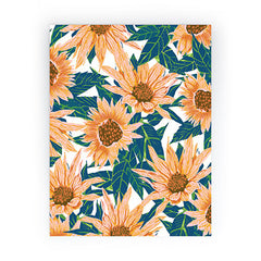 83 Oranges Blush Sunflowers Mini Art Print
