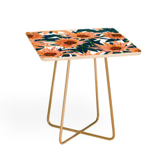 83 Oranges Blush Sunflowers Side Table