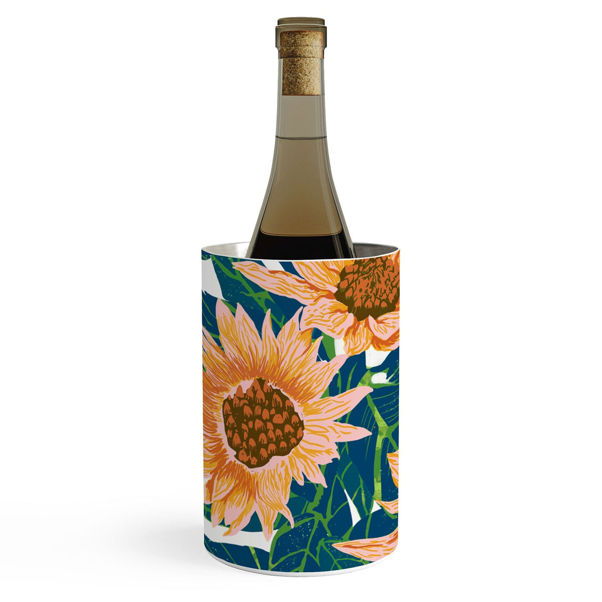 83 Oranges Blush Sunflowers Wine Chiller