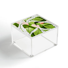 83 Oranges Blushing Leaves Acrylic Box