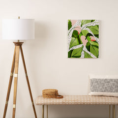 83 Oranges Blushing Leaves Art Canvas
