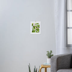 83 Oranges Blushing Leaves Art Print