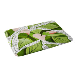 83 Oranges Blushing Leaves Memory Foam Bath Mat