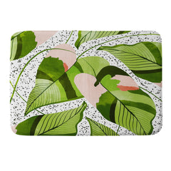 83 Oranges Blushing Leaves Memory Foam Bath Mat