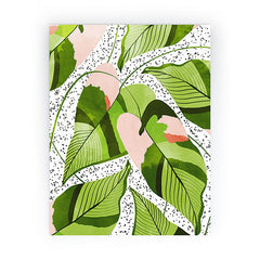 83 Oranges Blushing Leaves Mini Art Print