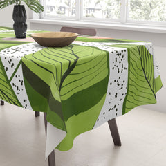 83 Oranges Blushing Leaves Tablecloth