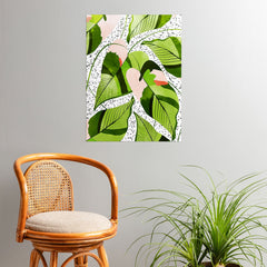 83 Oranges Blushing Leaves Poster