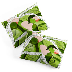 83 Oranges Blushing Leaves Pillow Shams