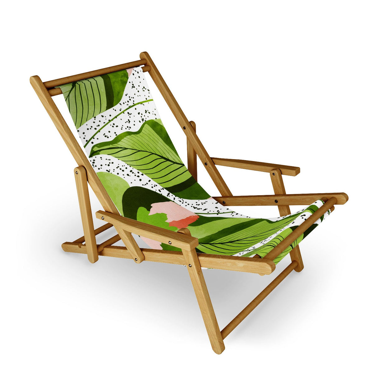 83 Oranges Blushing Leaves Sling Chair