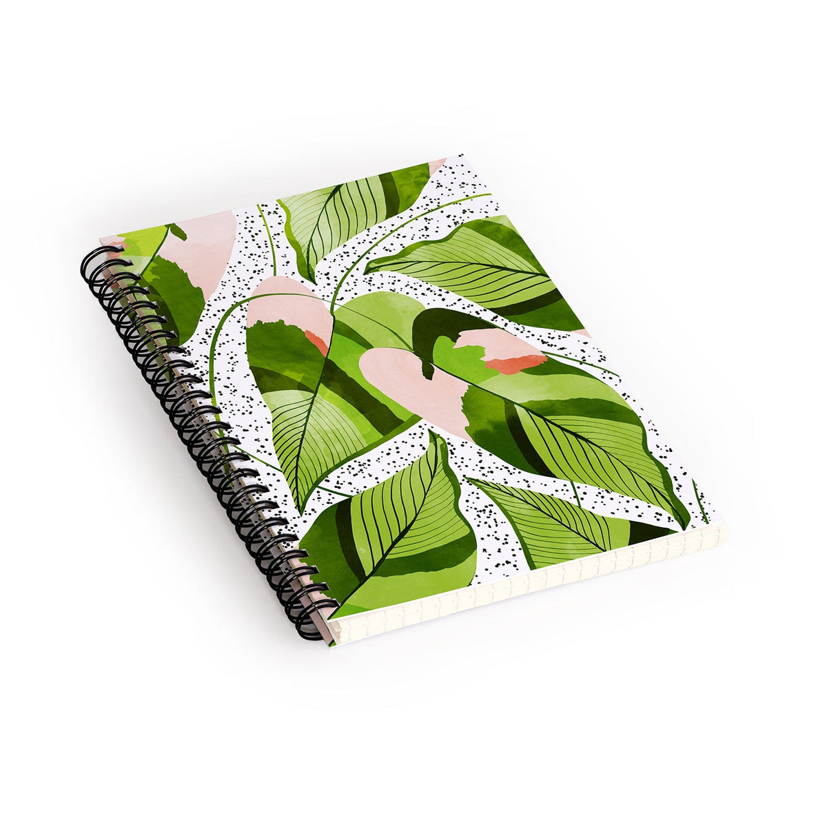 83 Oranges Blushing Leaves Spiral Notebook