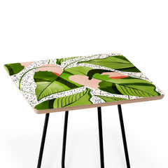 83 Oranges Blushing Leaves Side Table