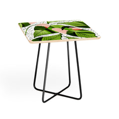 83 Oranges Blushing Leaves Side Table
