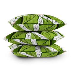 83 Oranges Blushing Leaves Throw Pillow
