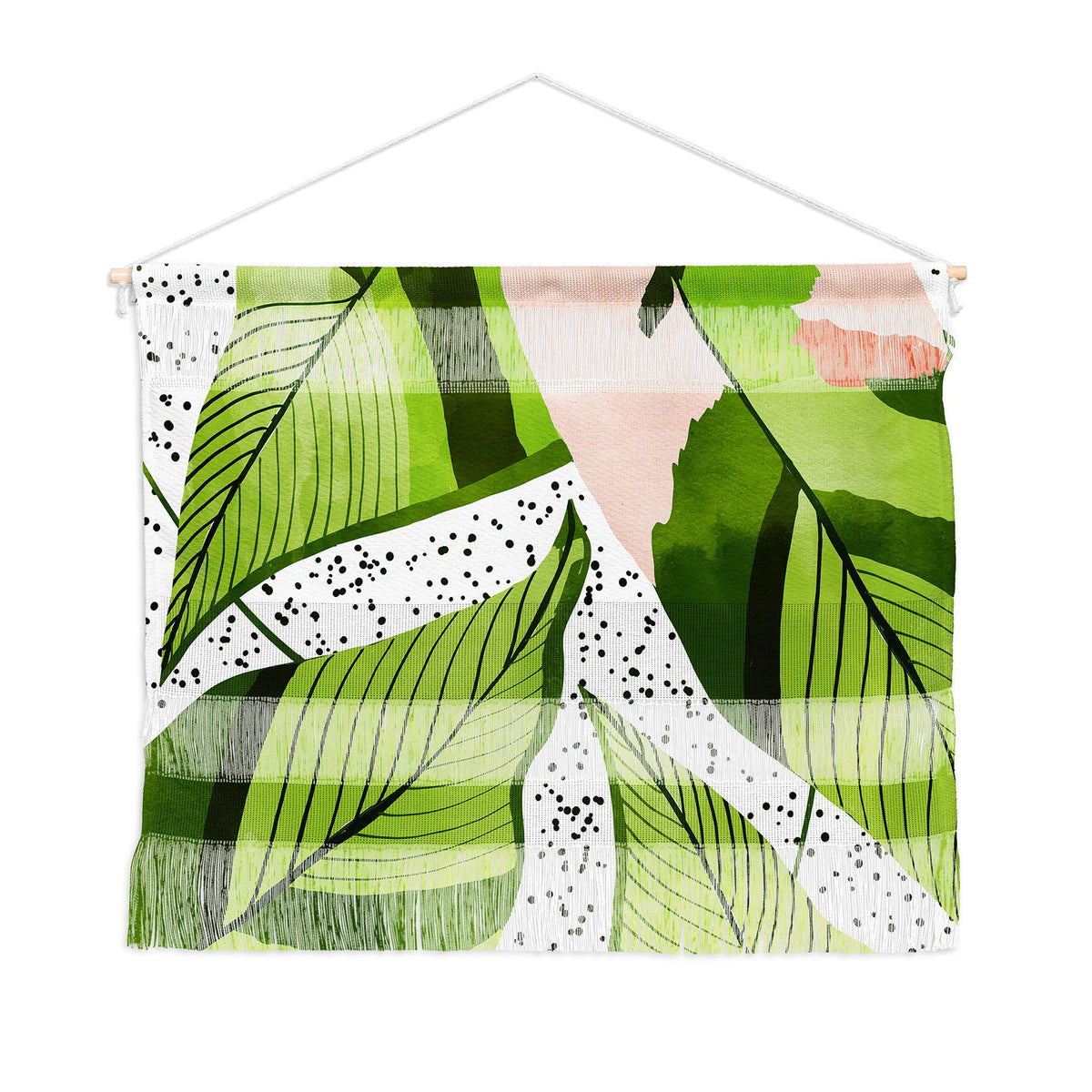 83 Oranges Blushing Leaves Wall Hanging Landscape