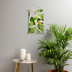 83 Oranges Blushing Leaves Wall Hanging Portrait