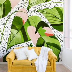 83 Oranges Blushing Leaves Wall Mural