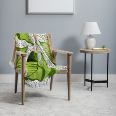 83 Oranges Blushing Leaves Throw Blanket