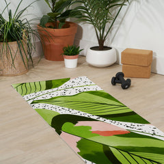 83 Oranges Blushing Leaves Yoga Mat