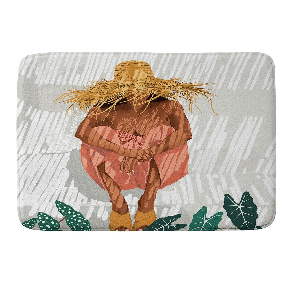 83 Oranges Bohemian Vacay Memory Foam Bath Mat