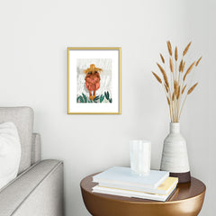 83 Oranges Bohemian Vacay Metal Framed Art Print