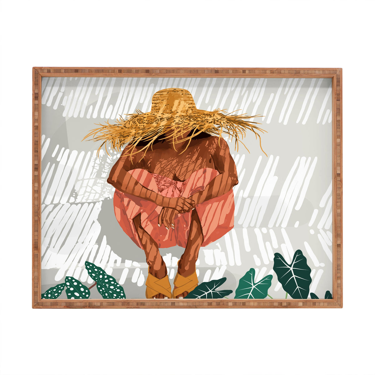 83 Oranges Bohemian Vacay Rectangular Tray