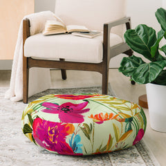 83 Oranges Bon heur Floor Pillow Round