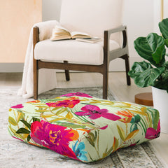 83 Oranges Bon heur Floor Pillow Square