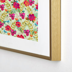 83 Oranges Bon heur Metal Framed Art Print