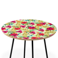 83 Oranges Bon heur Round Side Table