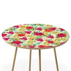 83 Oranges Bon heur Round Side Table